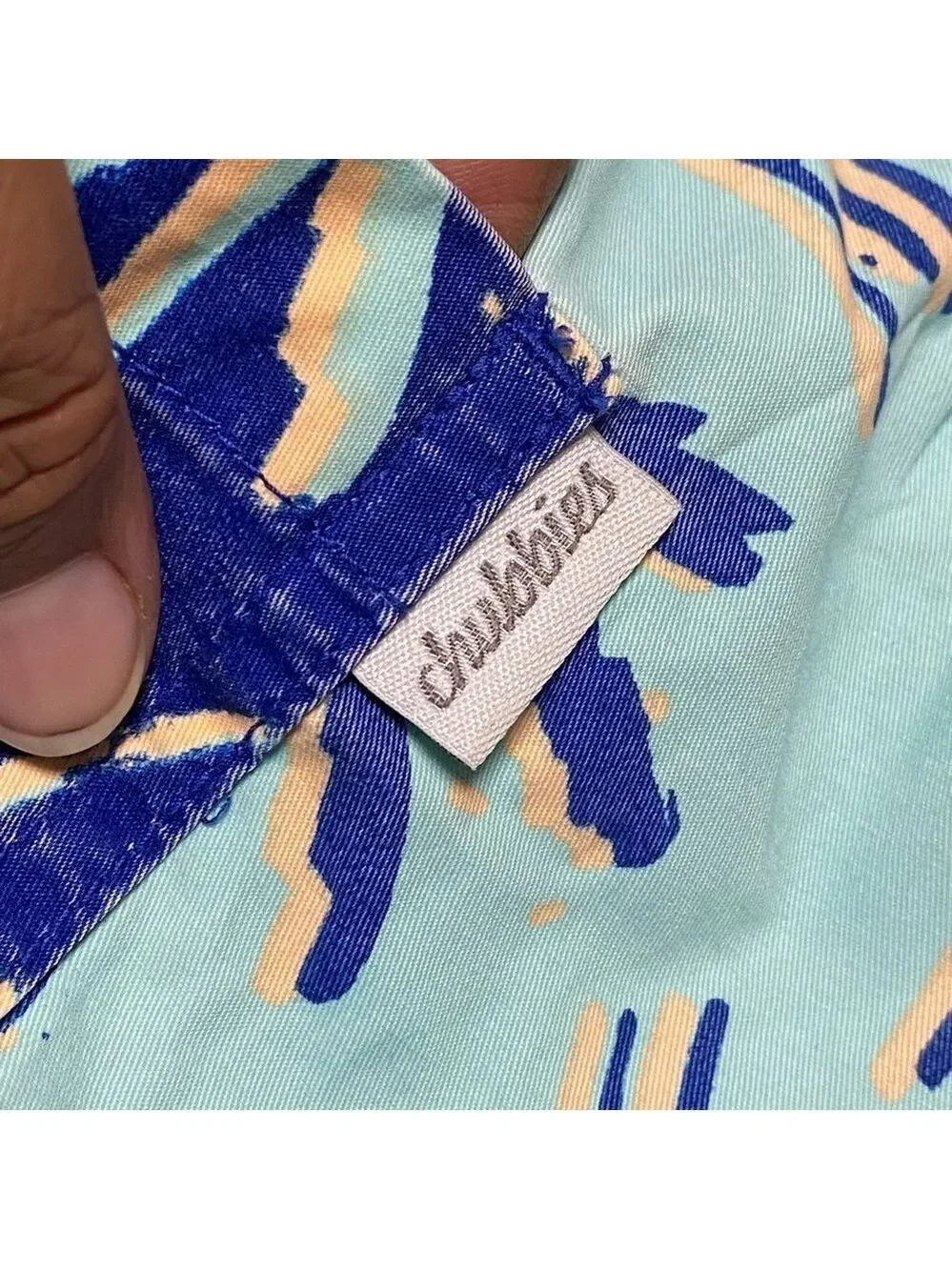 Chubbies Swim shorts Men’s Size XXL Aqua Palm tree print swim trunks